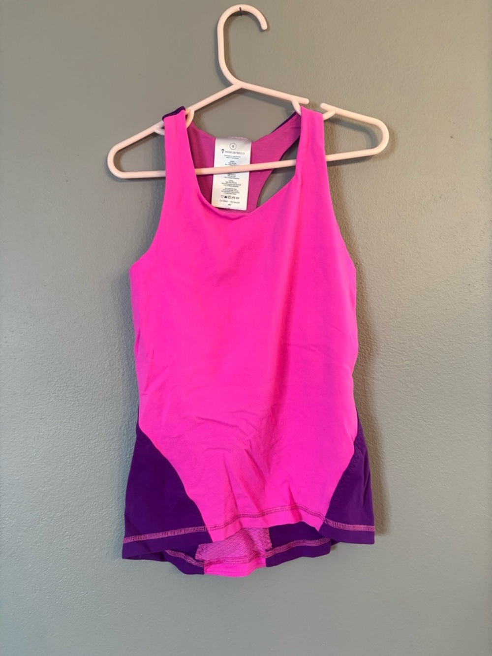 Ivivva Girls Pink and Purple Racerback Tank